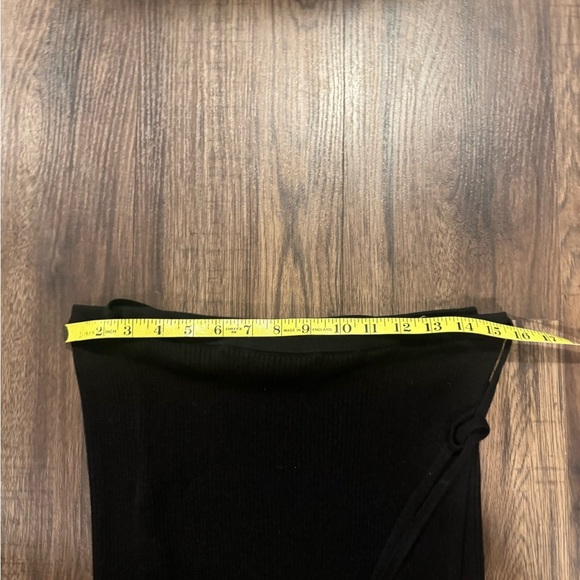 Free People Better Days wrap knit skirt size M black - Picture 3 of 4